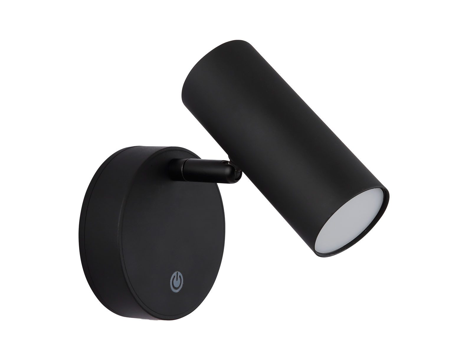 GLOBO LIGHTING LED Wandstrahler Innen mit Schalter & Akku, Breite 10cm, USB aufladbar, LED fest integriert, Warmweiß, Wandleuchte kabellos, Akku-Lampe ohne Strom