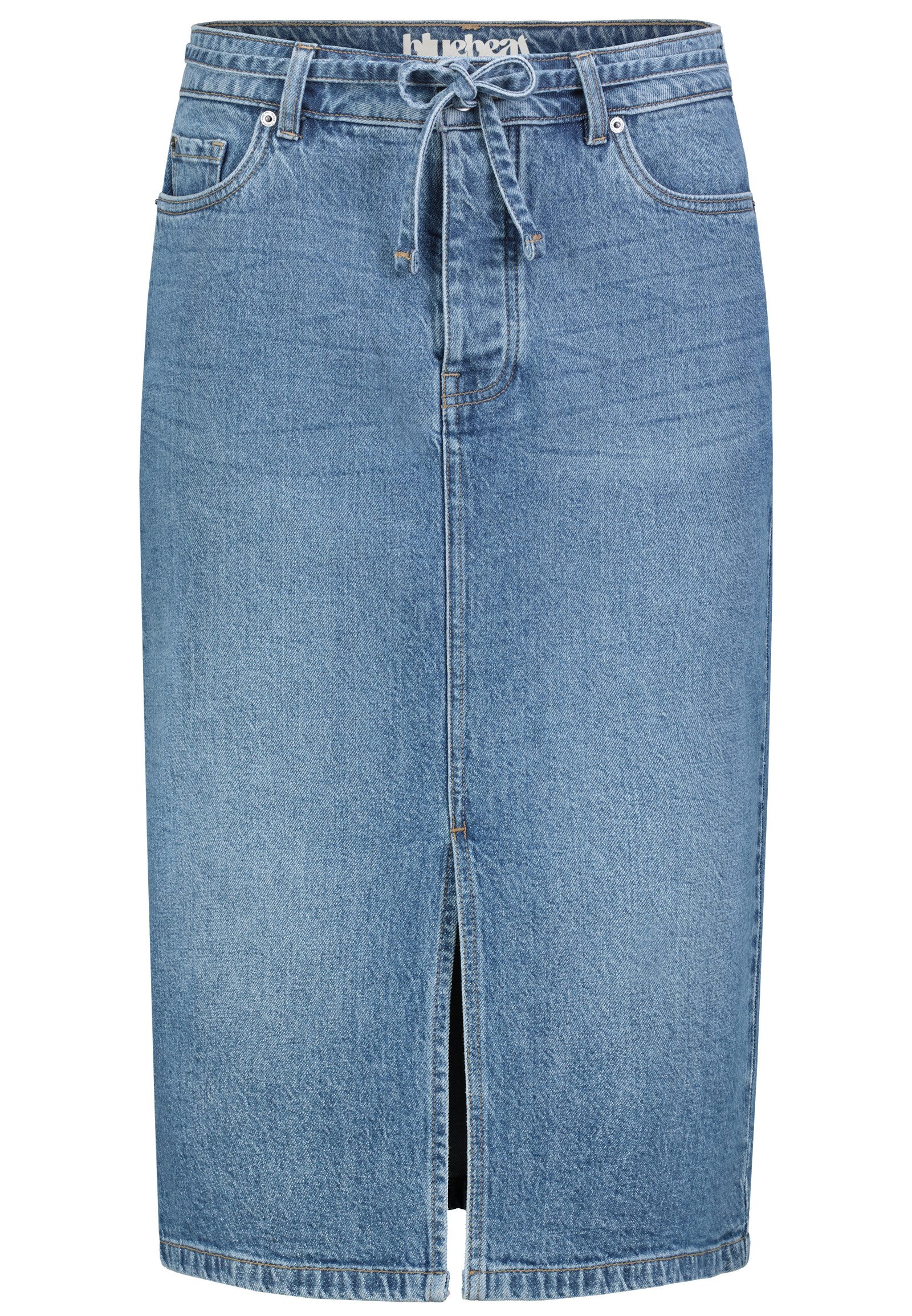 Midi - Dark blue denim D3042