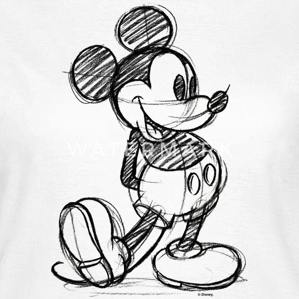 Spreadshirt T-Shirt Mickey & Minnie Zeichnung Frauen T-Shirt (1-tlg) günstig online kaufen