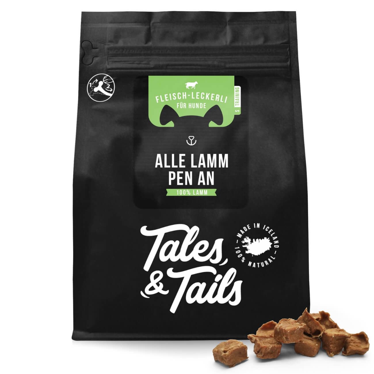 Tales & Tails Alle LammPen an - Trainingsleckerli 100% Lamm, für: Hunde, Getreidefrei