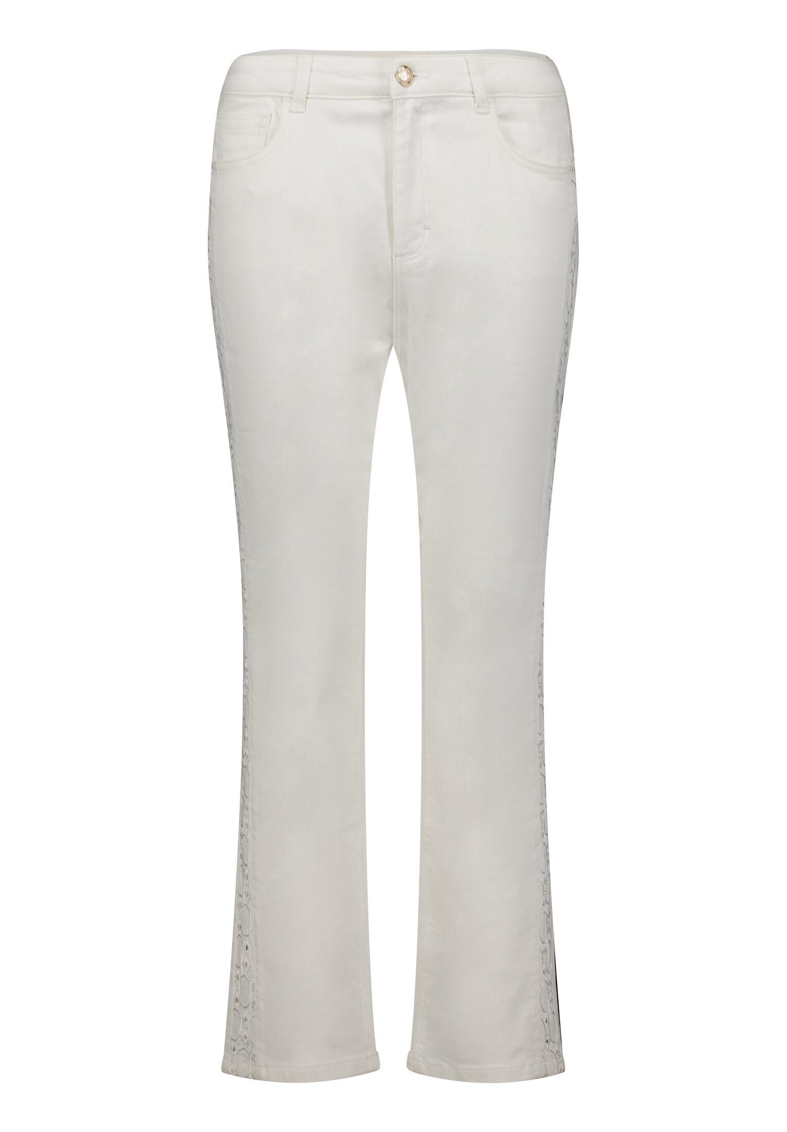 Cartoon Regular-fit-Jeans Damen mit Lochmuster