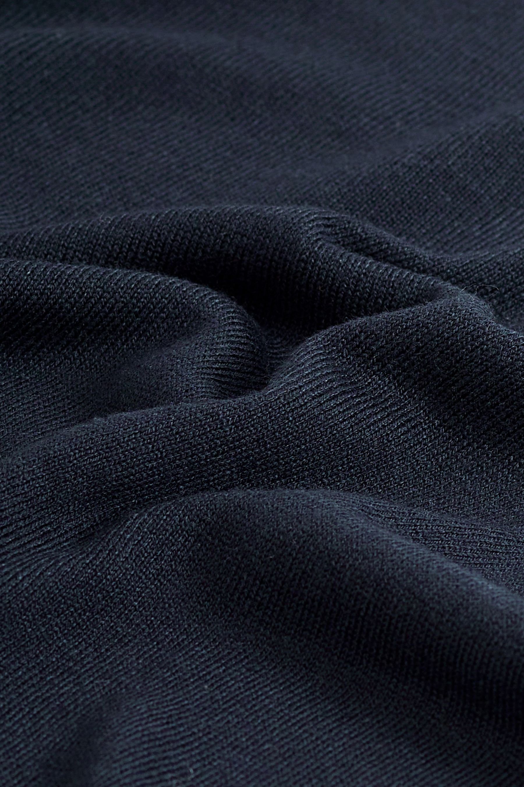 Blue Next Pullover with Rundhalspullover Stripe Rundhalsausschnitt Sleeve (1-tlg) mit Rainbow Navy