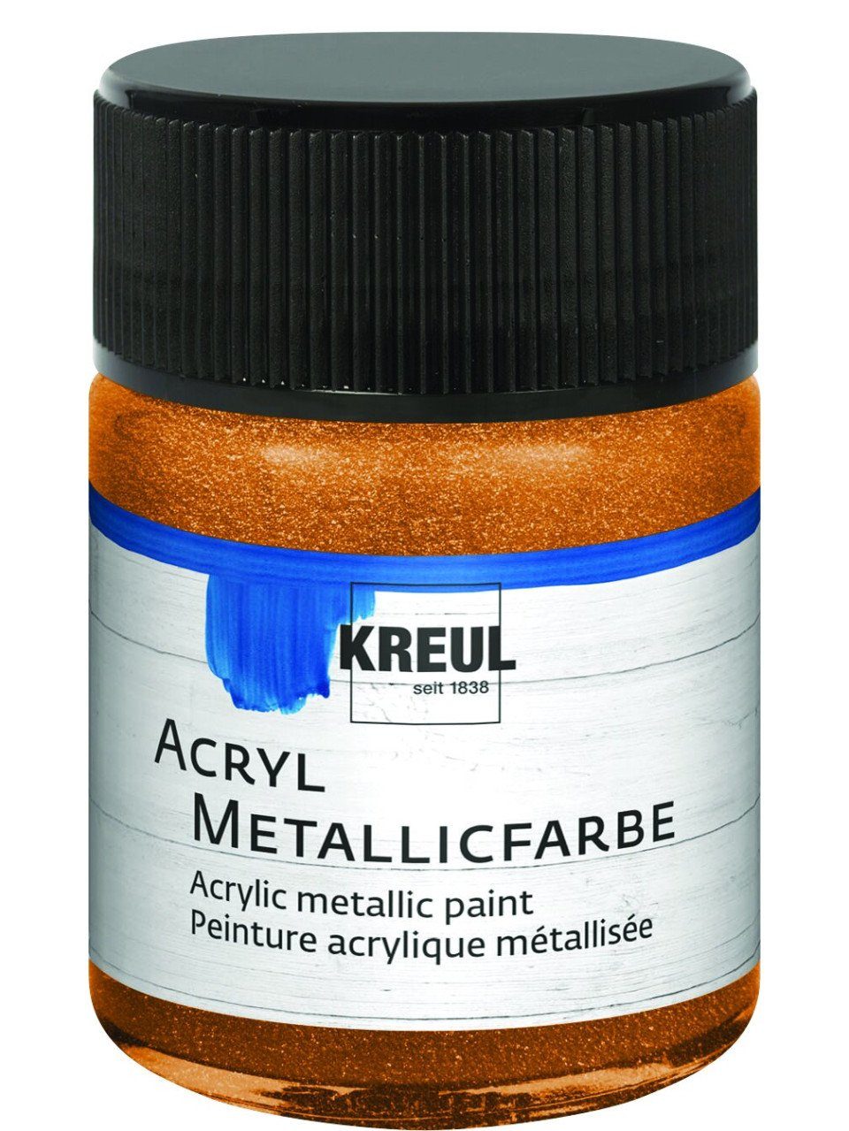 Kreul Künstlerstift Kreul Acryl Metallicfarbe goldbronze 50 ml