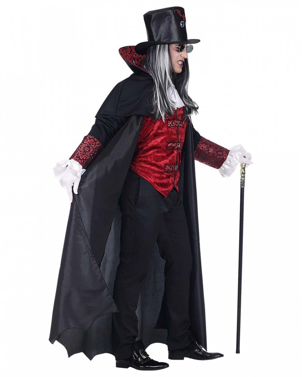 Horror-Shop Vampir-Kostüm Vampir Graf Kostüm für Herren als Halloween Verkle
