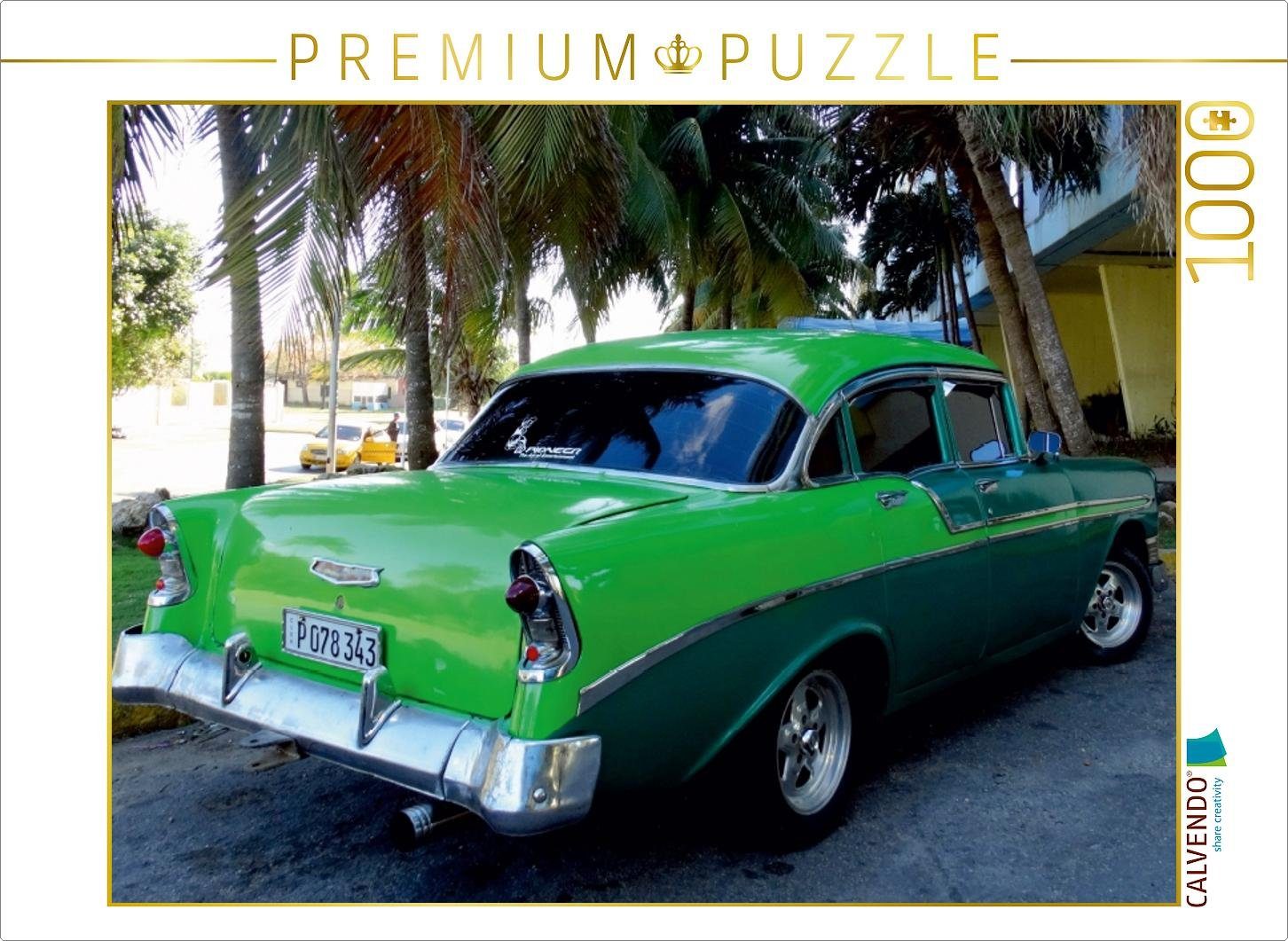 CALVENDO Puzzle CALVENDO Puzzle Auto-Legenden - Chevrolet Bel Air 1000 Teile Lege-Größe 64 x 48 cm Foto-Puzzle Bild von Henning von Loewis of Menar, 1000 Puzzleteile