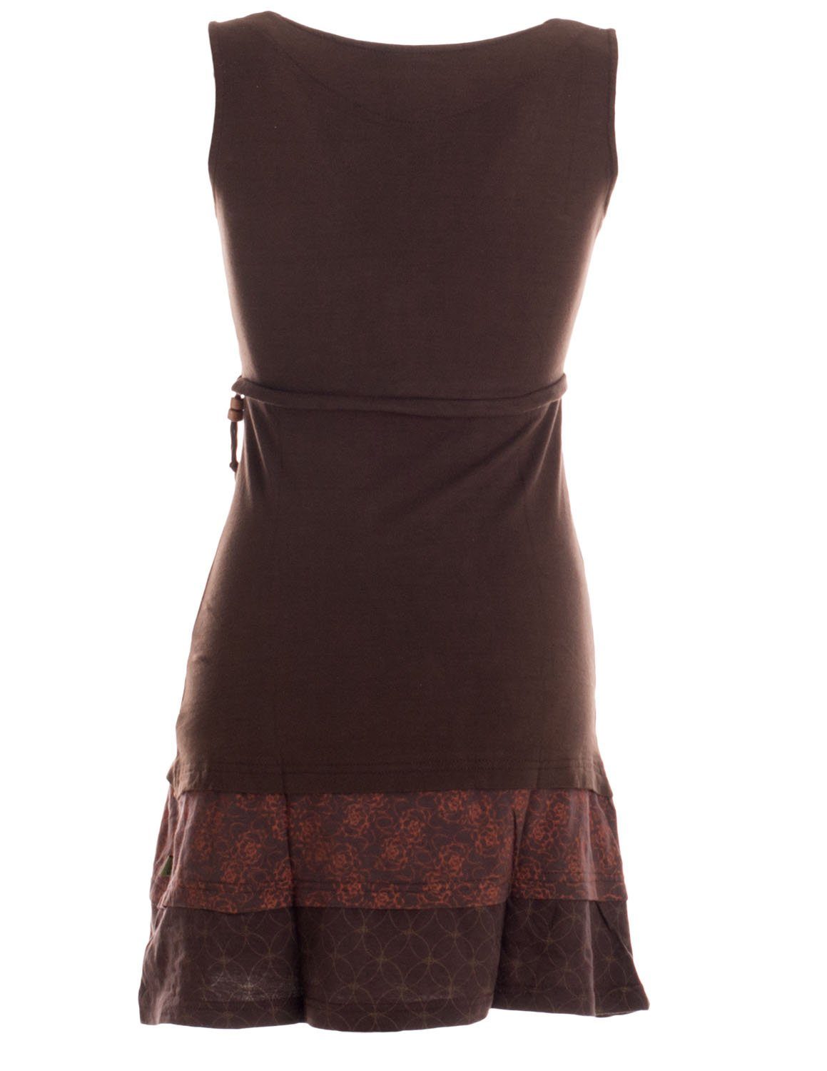 Vishes Sommerkleid Kurzes ärmelloses mini Sommerkleid bedruckt Tunika Elfen günstig online kaufen