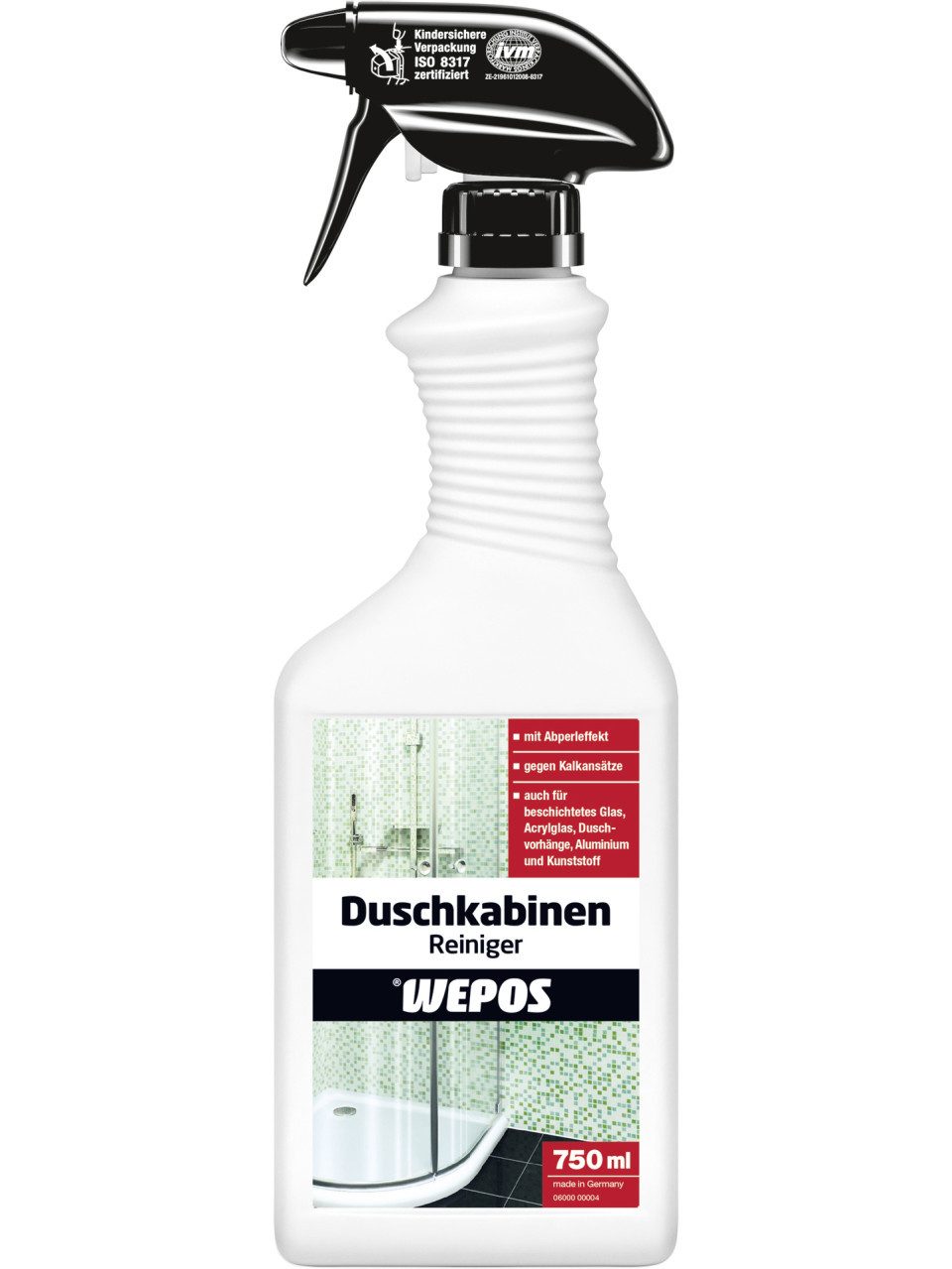 WEPOS CHEMIE GMBH Wepos Dusch- und Badreiniger 750 ml Badreiniger