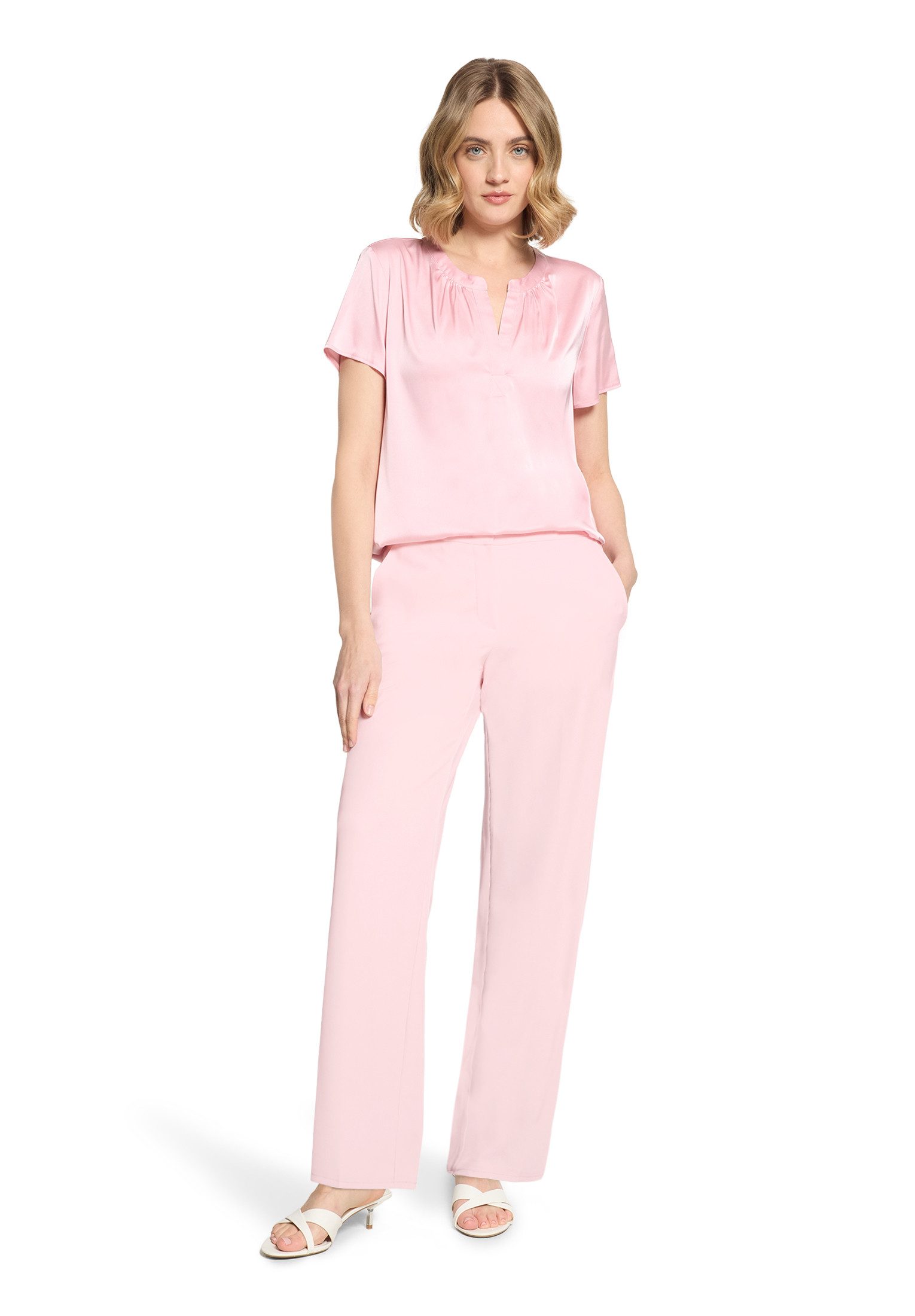 Betty Barclay Satinbluse Damen kurzarm