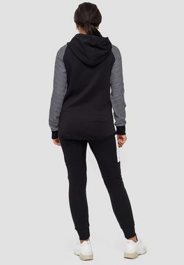 John Kayna Jogginganzug Damen Jogginganzug Trainingsanzug Frauen Sportanzug Streetwear Hoodie (2-tlg), Unisex