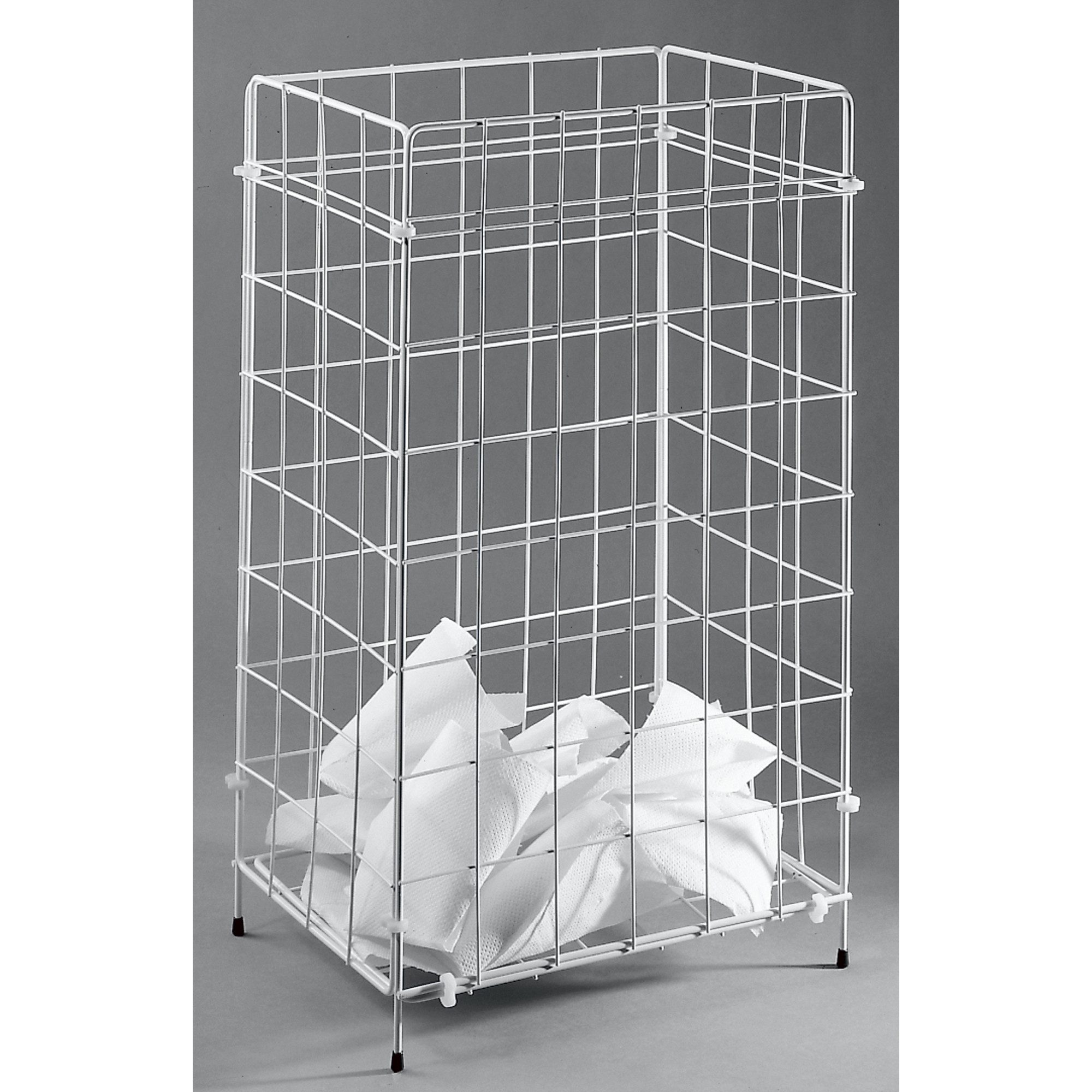 Fripa Papierkorb Objektpapierkorb 2340013 41x63x25,5cm 1 Fach Draht weiß