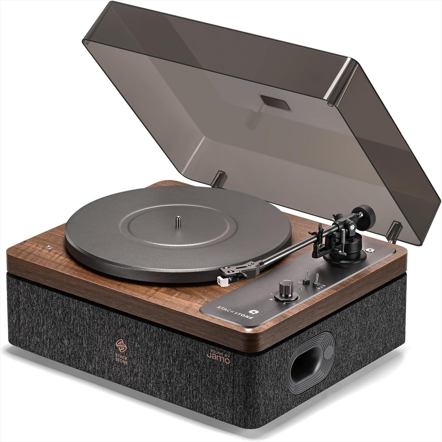 STACK STONE DS07 Jamo Vinyl Plattenspieler Bluetooth, Schallplattenspieler Plattenspieler