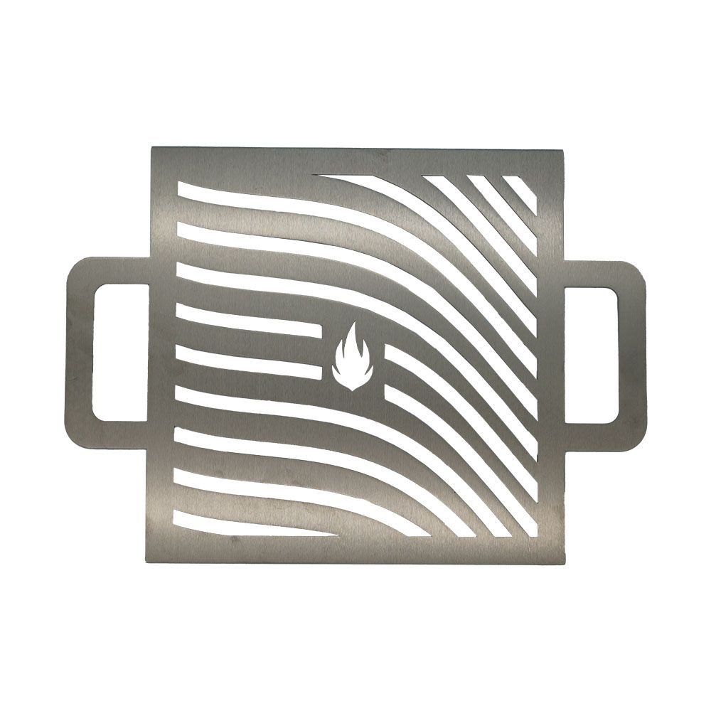 Feuerfest 123 GmbH Grillrost Grillrost aus Edelstahl / Ersatzrost für Tischgrill Kurume 50 x 50 cm