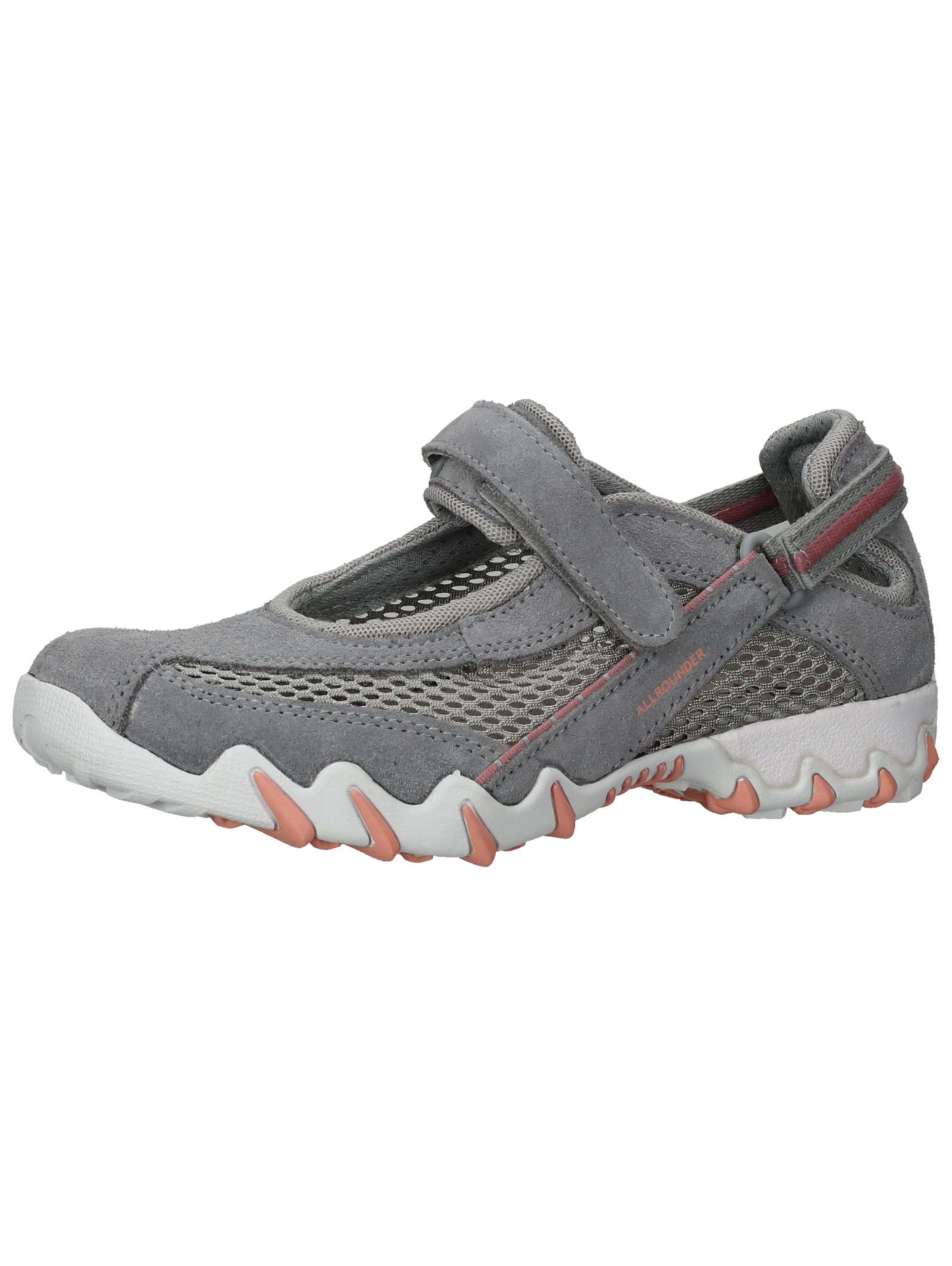 Halbschuhe Veloursleder Klettschuh