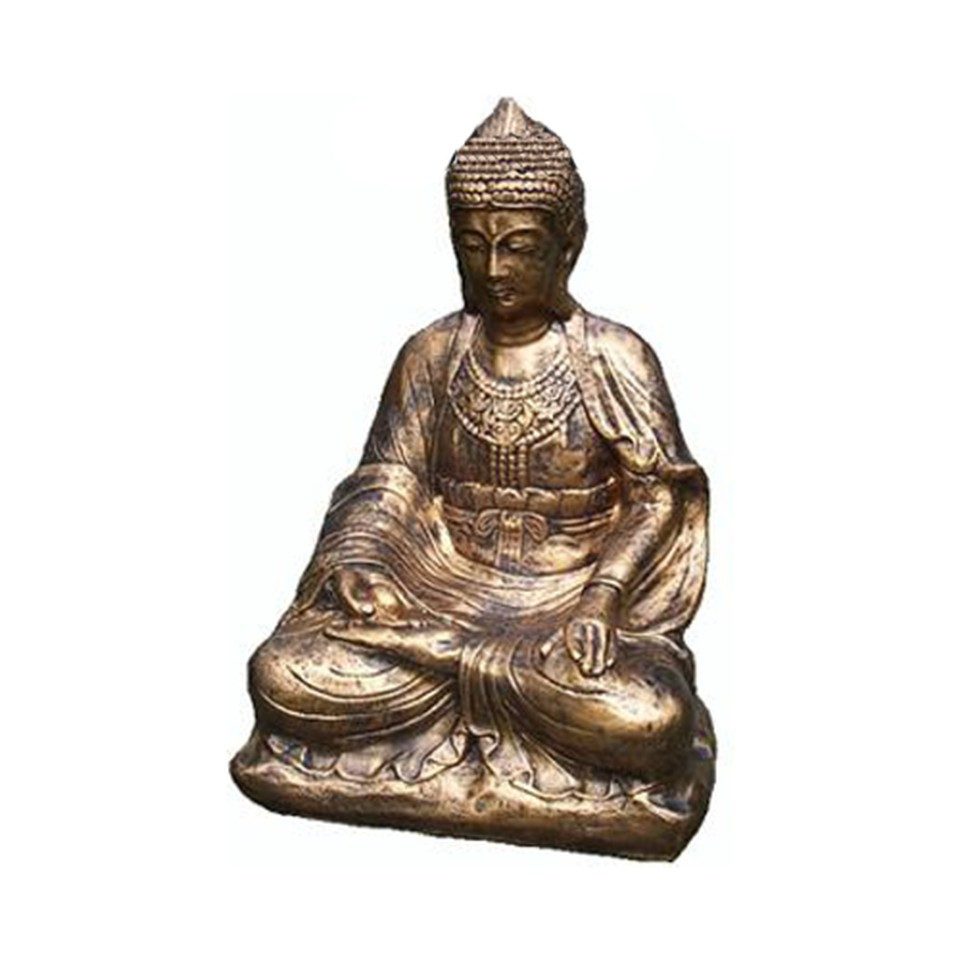 Xlmoebel Buddhafigur Buddha Gold Deko Figur Statue 60 cm Skulptur Neu (B3), Made in Europa