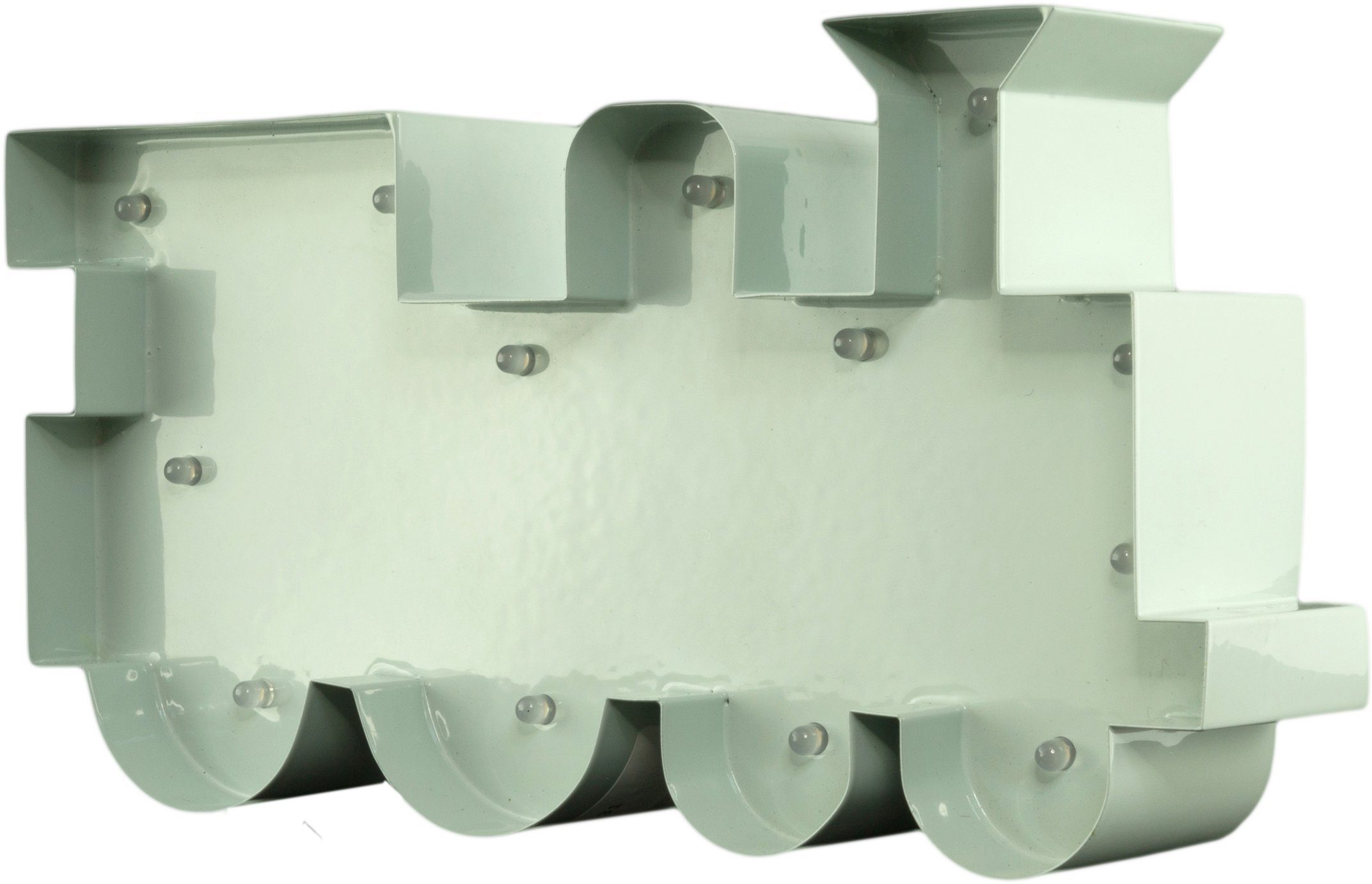 MARQUEE LIGHTS LED Dekolicht Lokomotive, mit 23x13 LEDs 17 Wandlampe, LED integriert, festverbauten Locomotive Warmweiß, Tischlampe fest cm 