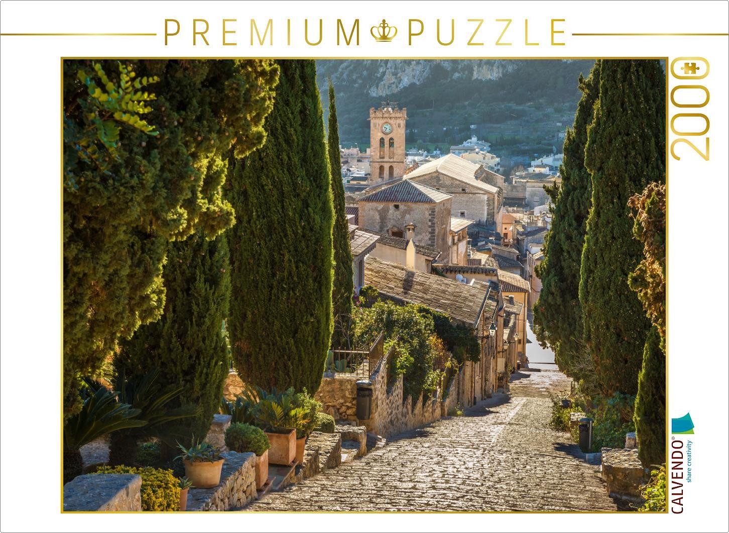 CALVENDO Puzzle CALVENDO Puzzle Kreuzweg zum Kalvarienberg in Pollenca auf günstig online kaufen