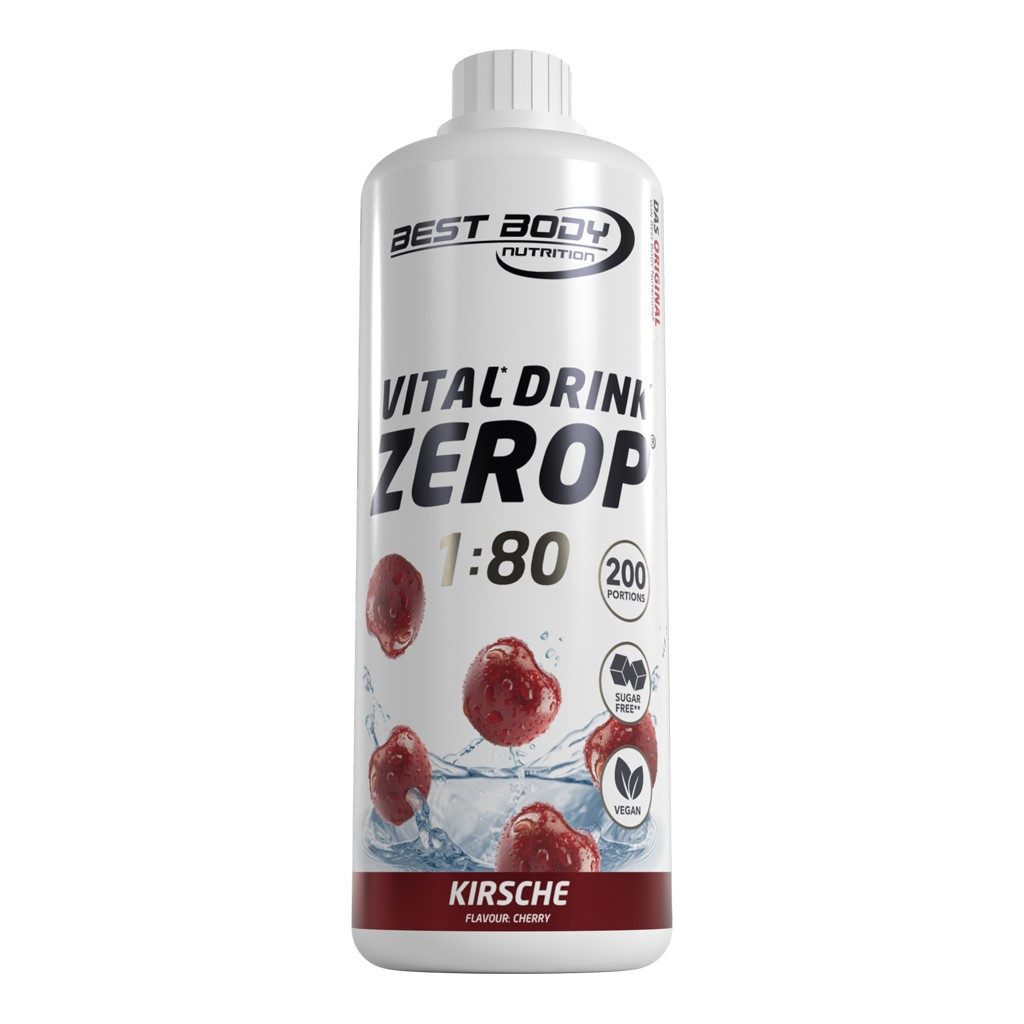 Best Body Nutrition Vital Drink Zerop - 1000 ml Flasche Sirup