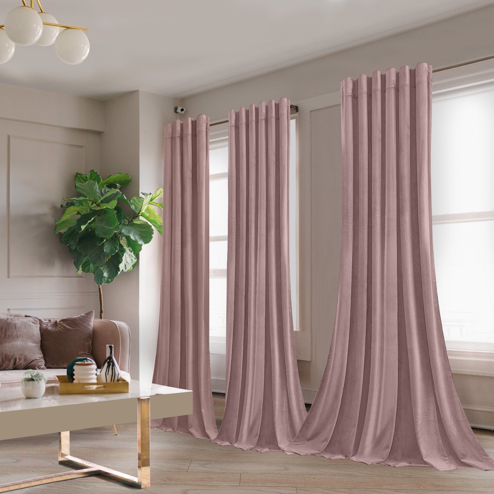 Jibenhome Gardine Verdunklungsgardine,Vorhang blickdicht, (2 St), günstig online kaufen