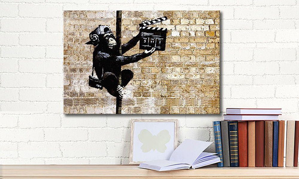 WandbilderXXL Leinwandbild Banksy No13, Streetart (1 günstig online kaufen