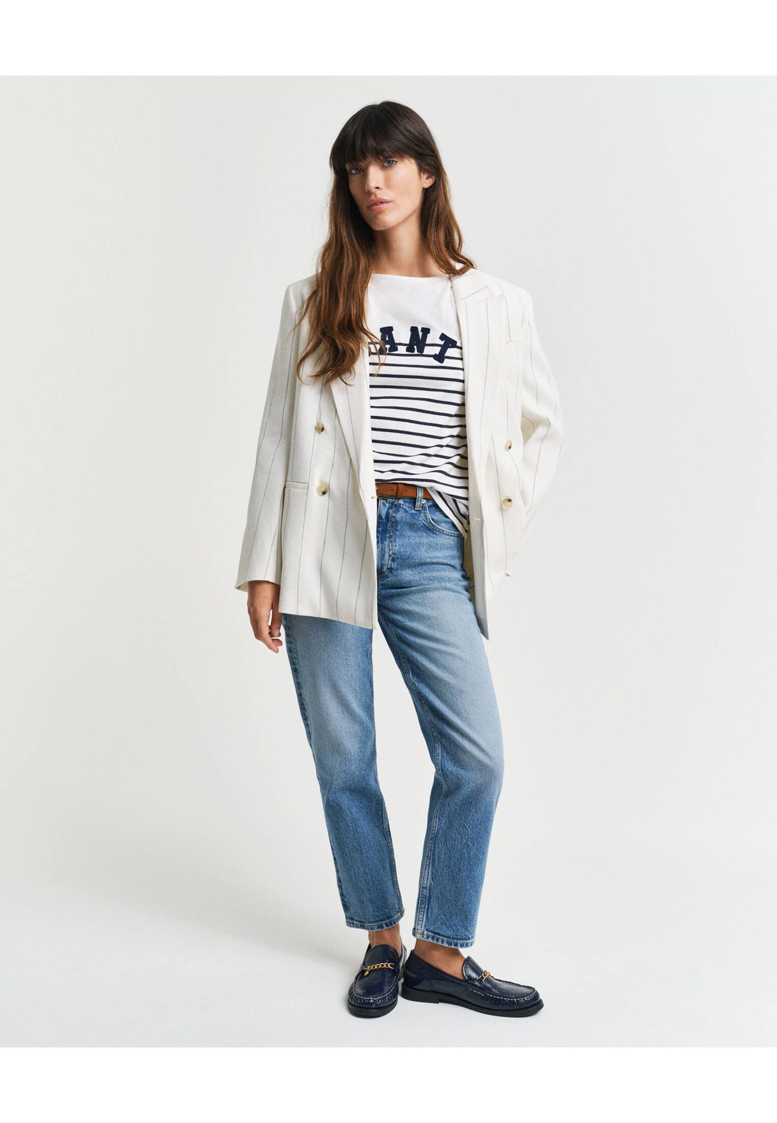 Gant T-Shirt Damen Langarmshirt BRETON STRIPED günstig online kaufen