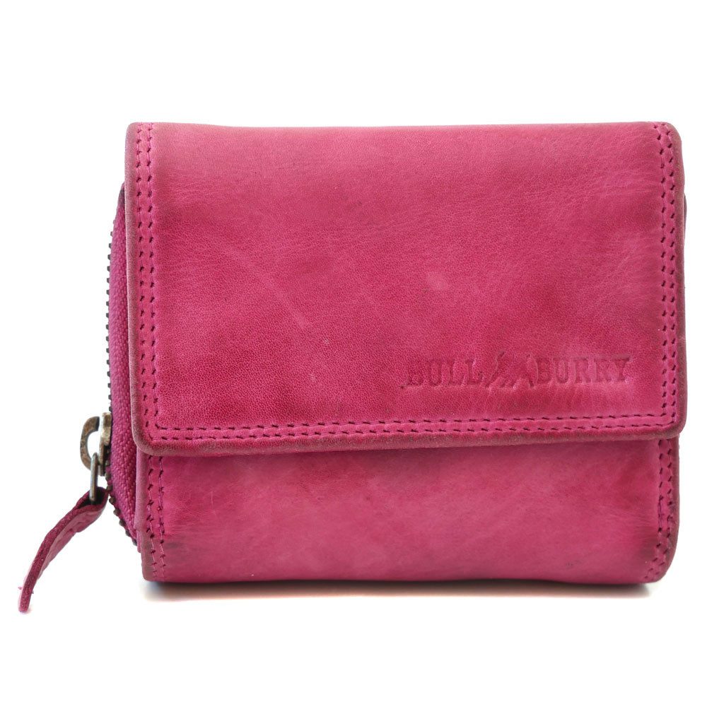 BULL BURRY Geldbörse LA BOCA M, klein, handlich, Waschleder in Vintage-Look günstig online kaufen