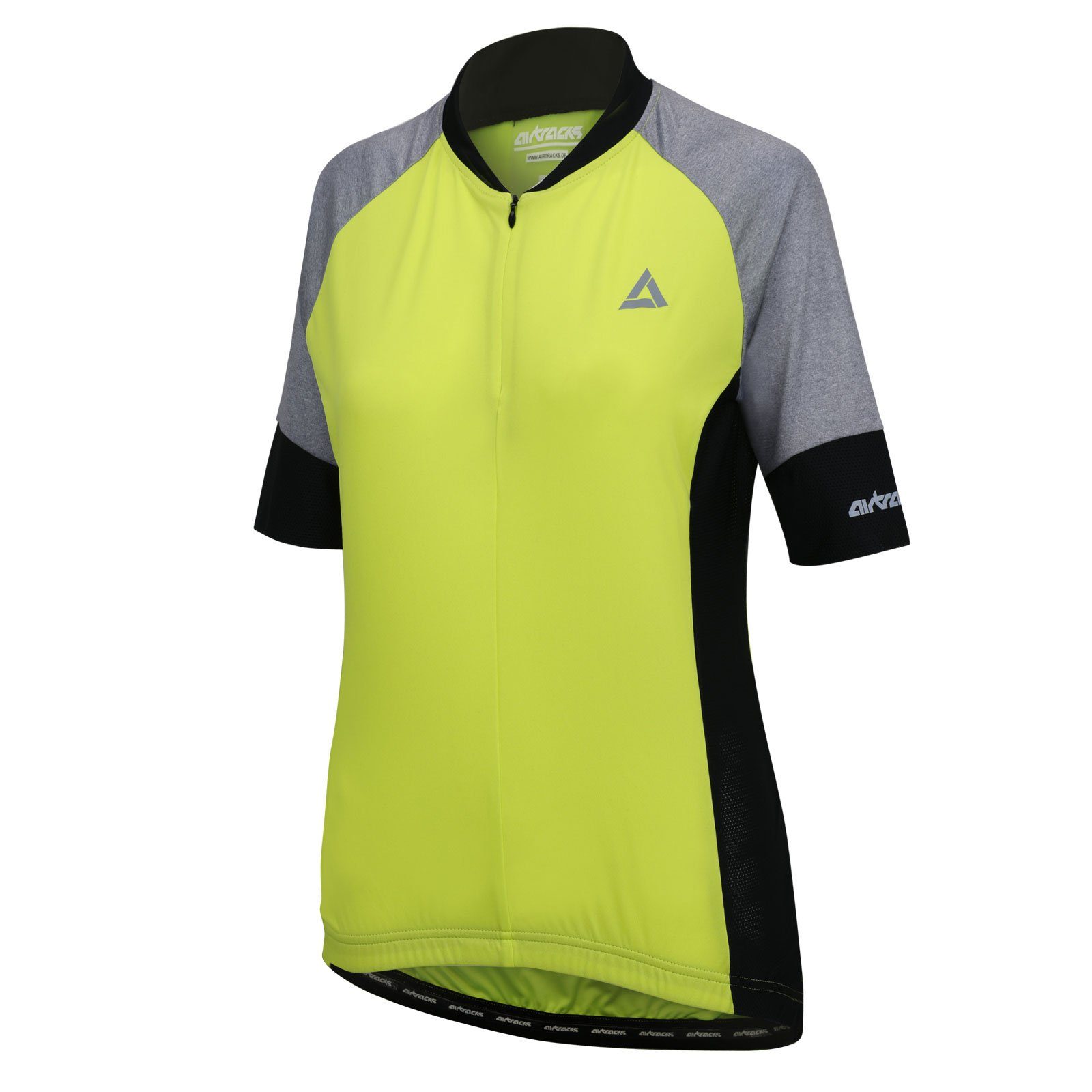 Airtracks Radtrikot Damen Fahrradtrikot Kurzarm Pro Line (atmungsaktives Radtrikot - Jersey mit Quick Dry & Anti-UV) » S M L XL XXL «