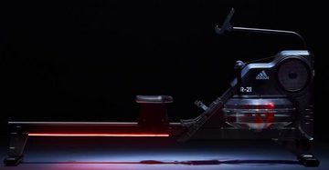 adidas Performance Rudergerät Wasserrudergerät "R-21" (mit Brustgurt), mit Tablet-Halterung und LED-Beleuchtung