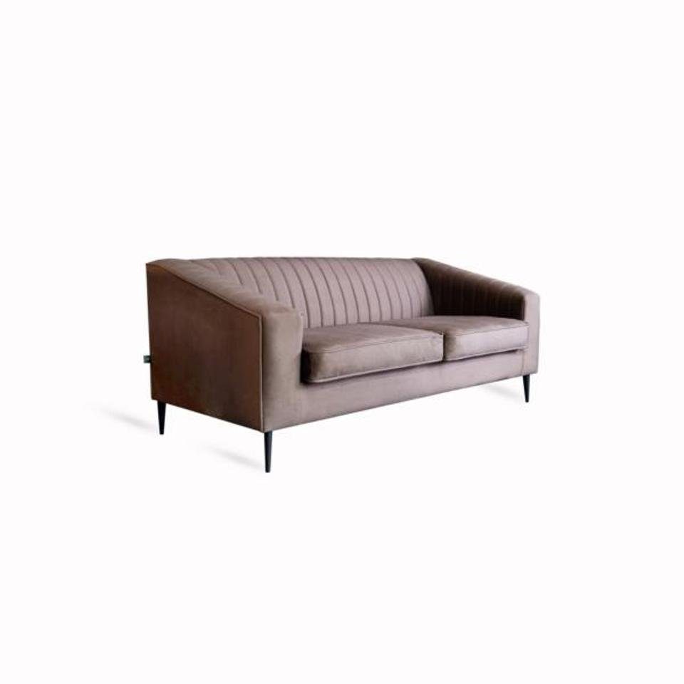 JVmoebel 2-Sitzer, Braun Wohnzimmer Sitz Sofas Modern Sofa Design Sitzer 2