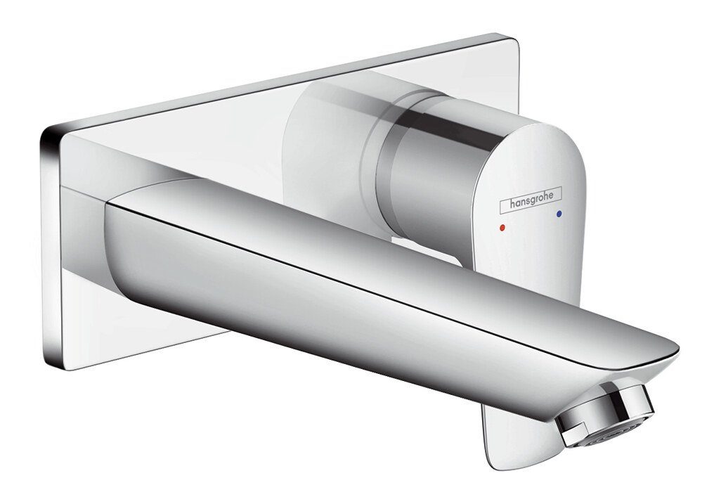 hansgrohe Unterputzarmatur Talis E Einhebel-Waschtischmischer Unterputz Ausladung 165 mm Chrom