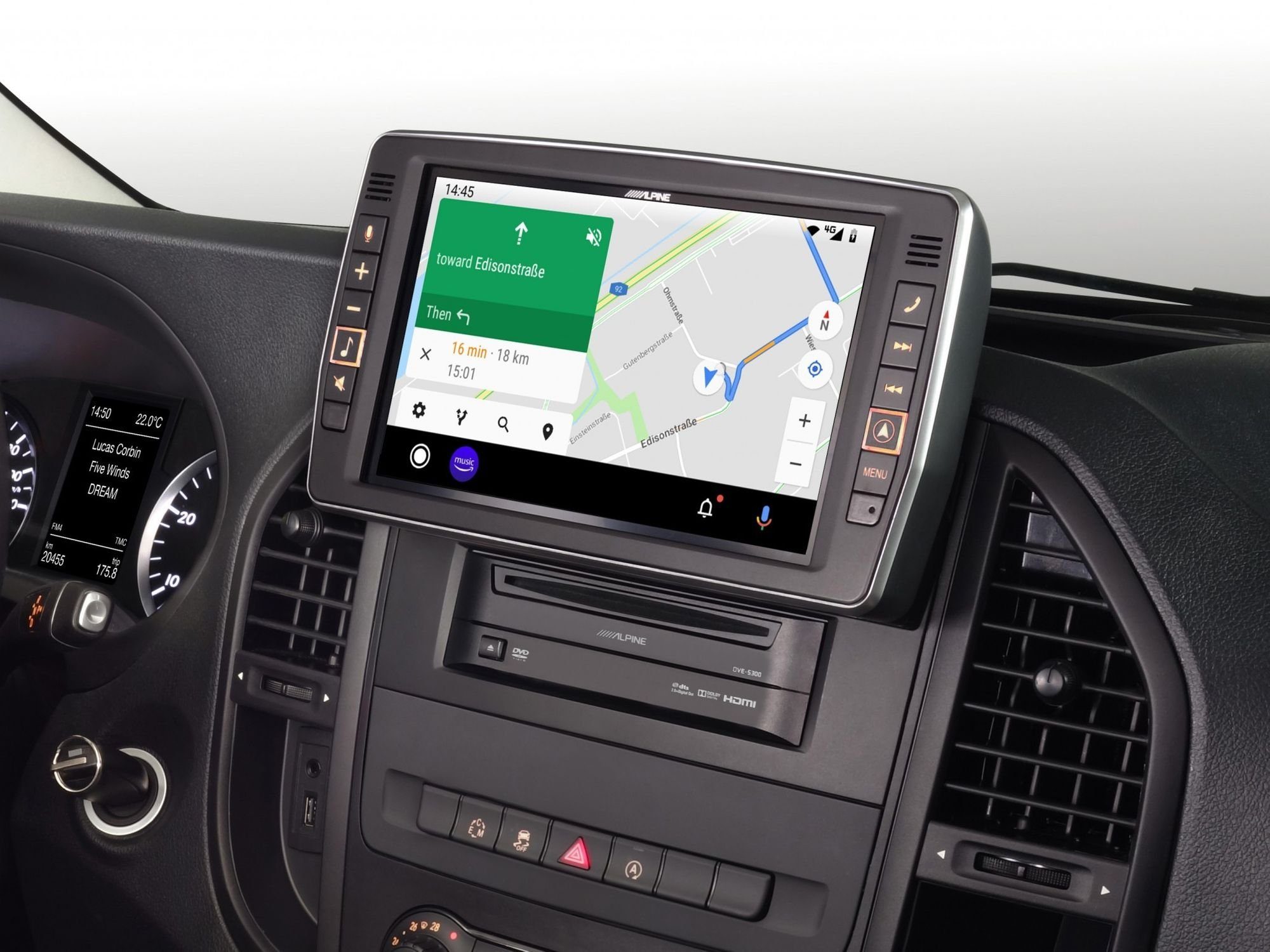 X903D-V447 23 cm (9-Zoll) Premium-Infotainment-Mercedes Vito (447) Autoradio