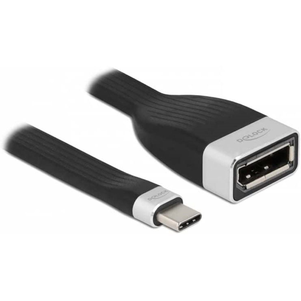 Delock FPC Flachbandkabel USB Type-C™ zu DisplayPort 4K 60 Hz 13,5 cm  Computer-Kabel, Display Port, DisplayPort