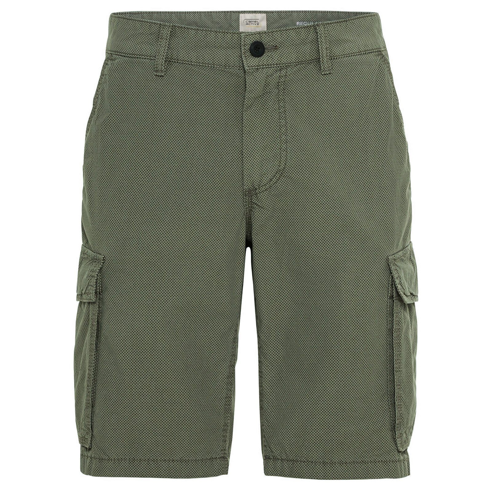 camel active Cargoshorts Große Größen CargoShorts oliv Minimalprint