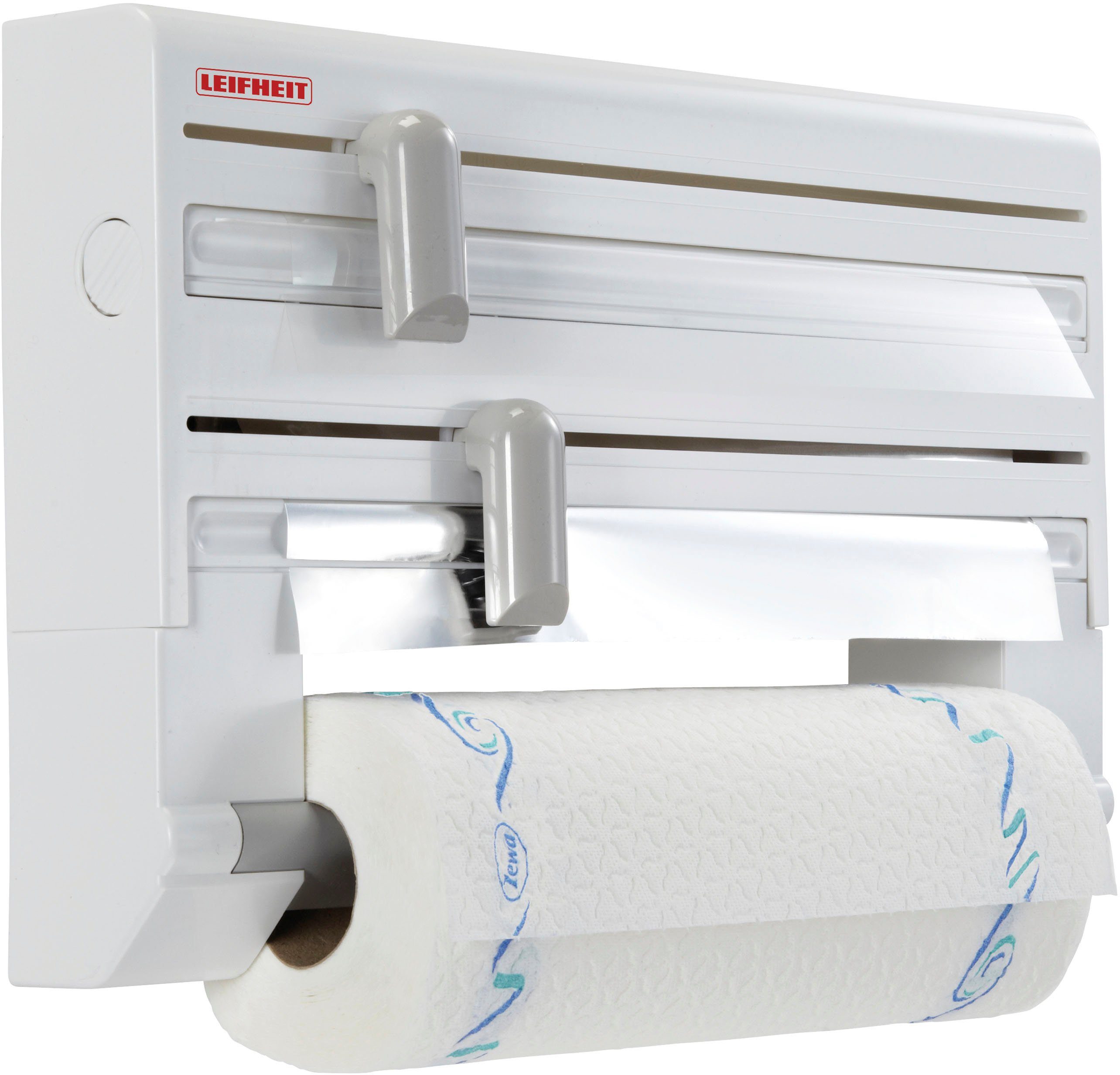 Leifheit Wandrollenhalter Parat, Kunststoff, 3-in-1 günstig online kaufen