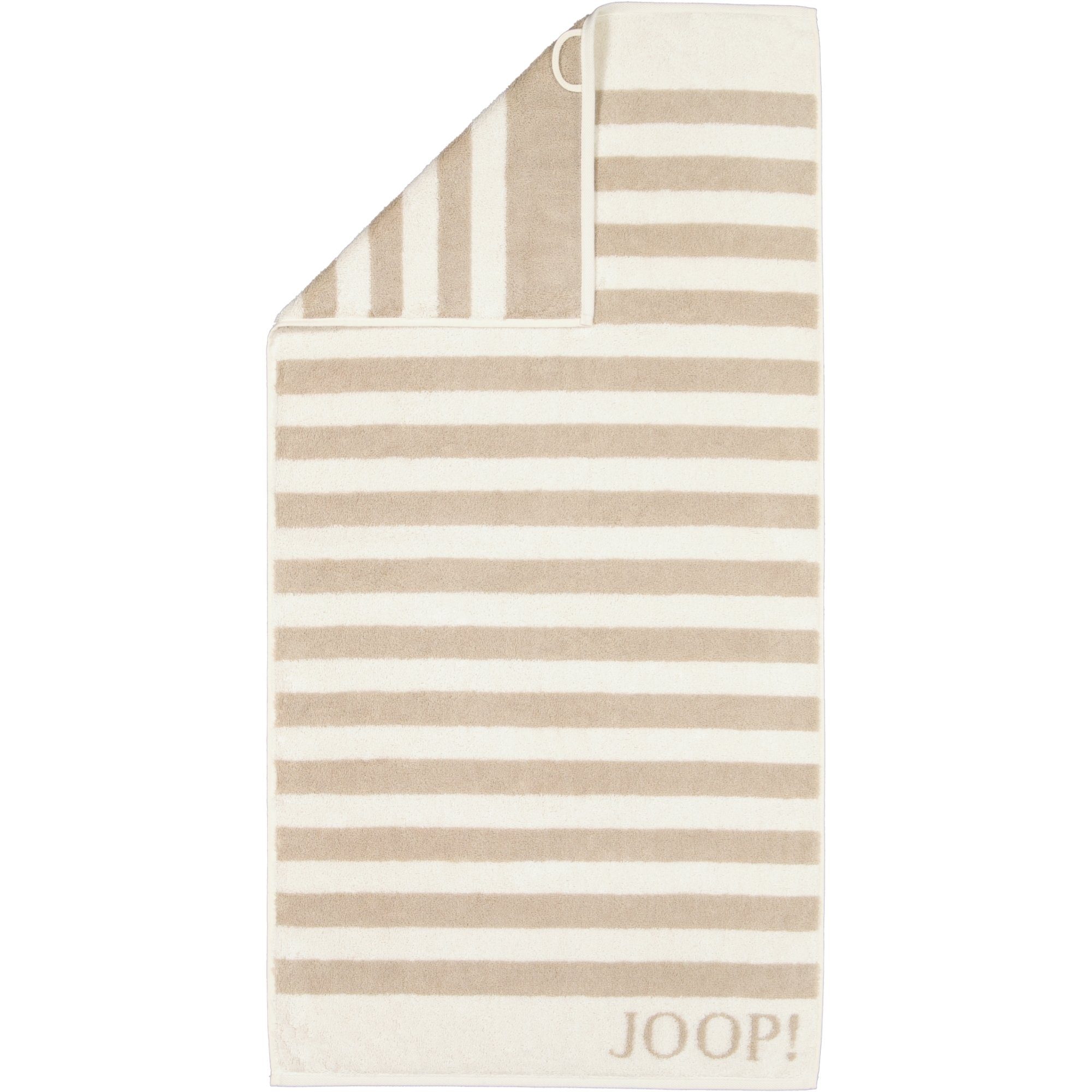 Joop! Handtücher Classic Stripes 1610, 100% Baumwolle Creme