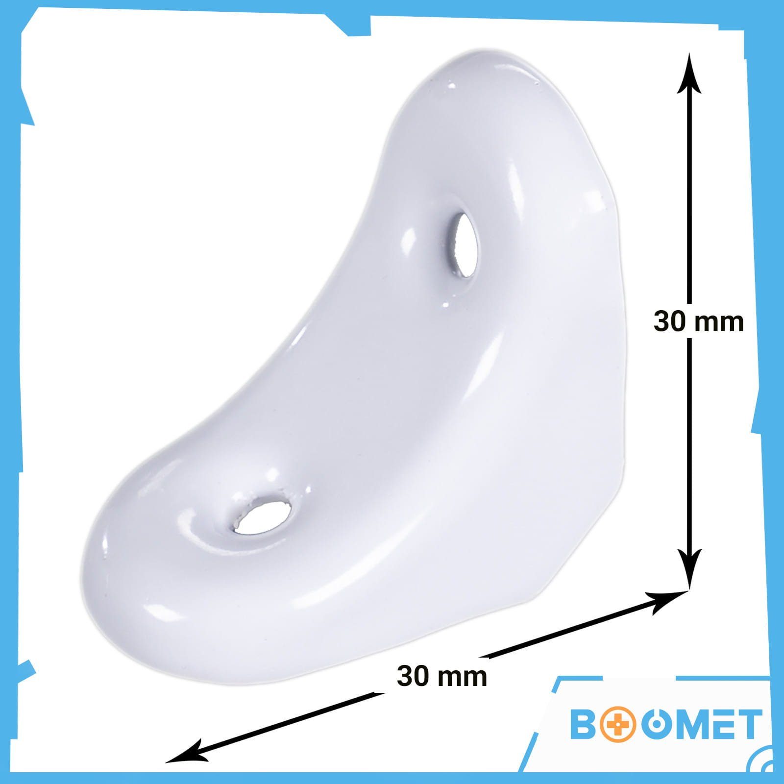 BOOMET Wandregalhalter Regalwinkel, 3 4-tlg., Weiß 3x3 cm Regalträger Regal günstig online kaufen