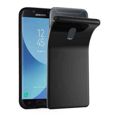 Cadorabo Handyhülle Samsung Galaxy J7 2018 Samsung Galaxy J7 2018, Flexible TPU Silikon Handy Schutzhülle - Hülle - ultra slim