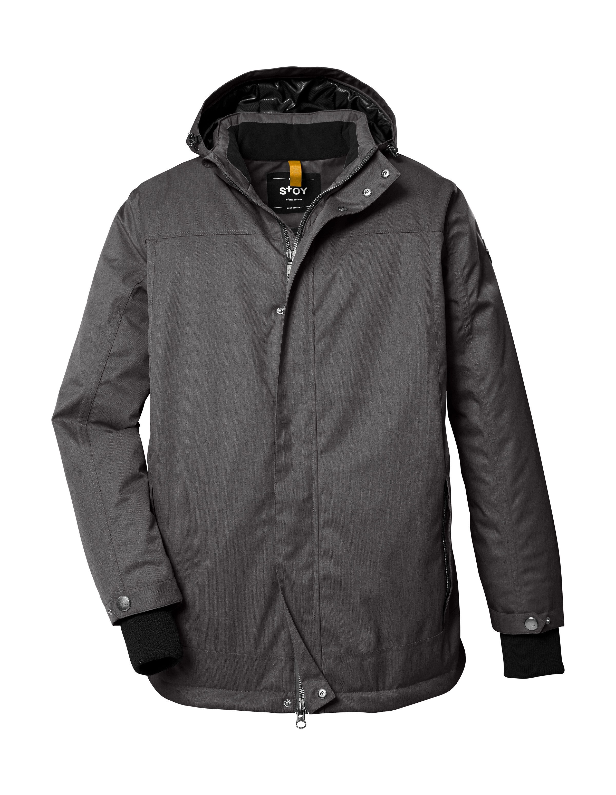 STOY Outdoorjacke STW 18 MN JCKT Wasserdichte, atmungsaktive STOY-Jacke mit abnehmbarer Kapuze