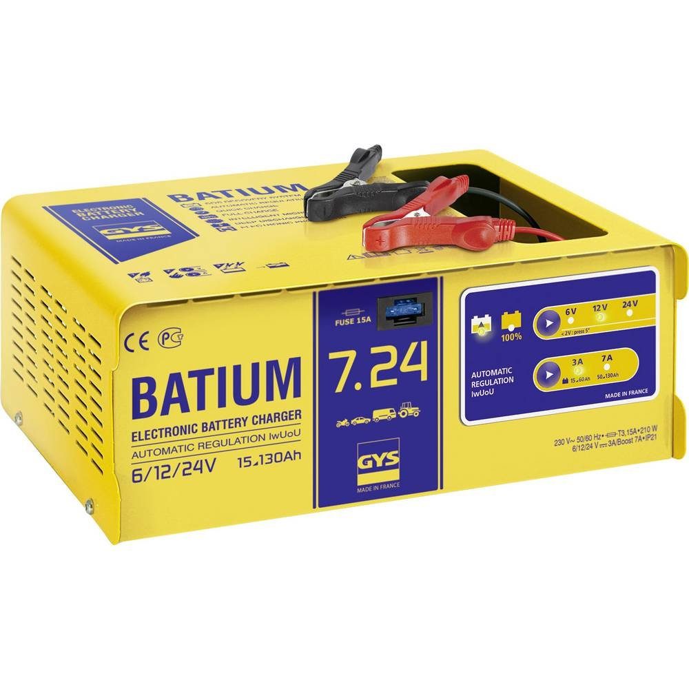 GYS Automatikladegerät BATIUM 6/12/24 Autobatterie-Ladegerät V (Auffrischen, Regenerieren)