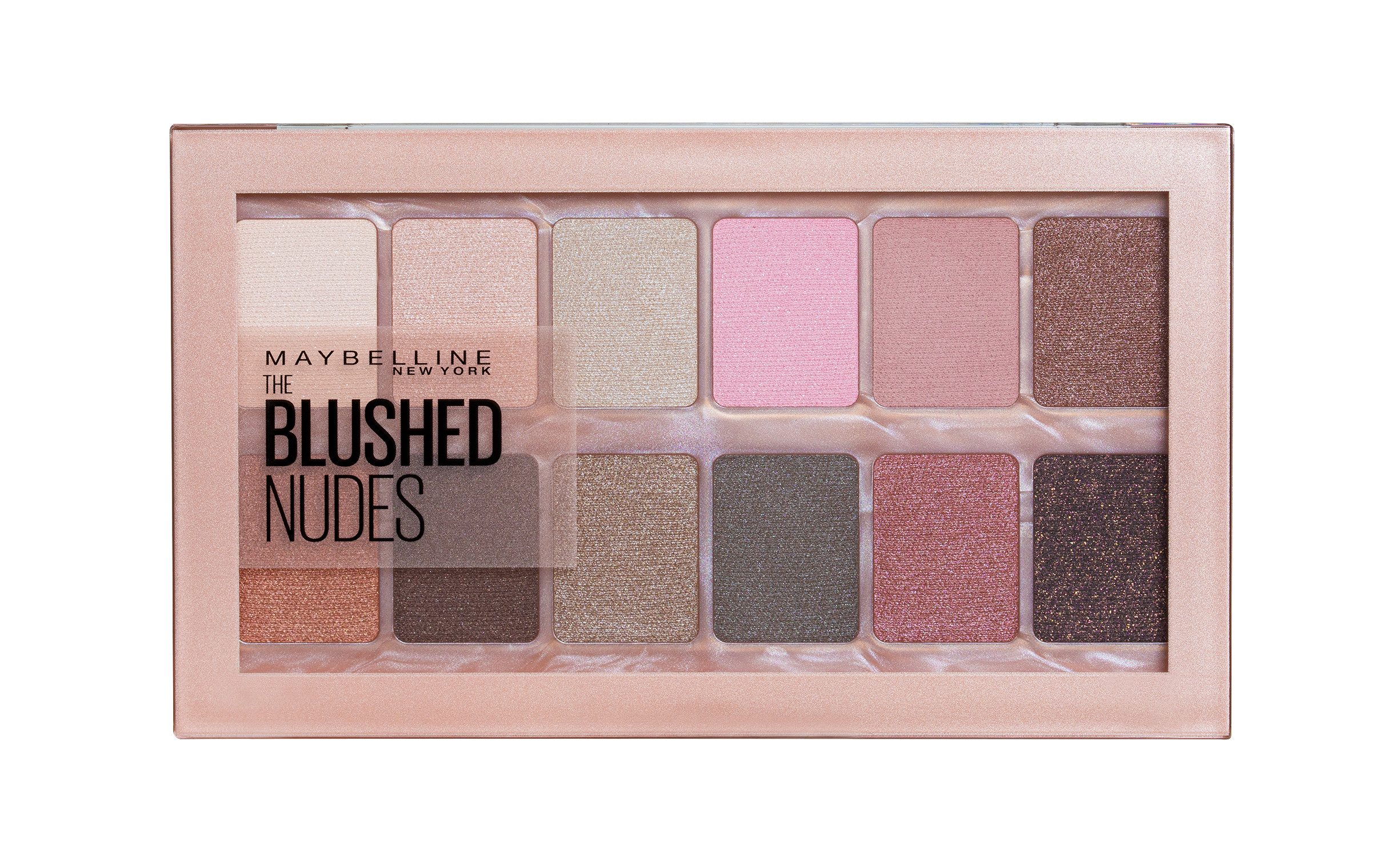 MAYBELLINE NEW YORK Lidschatten-Palette THE BLUSH NUDES, mit verschiedenen Nuancen