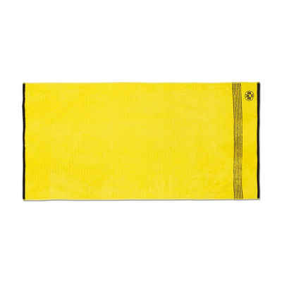 BVB Handtuch BVB Handtuch gelb 50 x 100 cm, Baumwolle (Packung, 1-St)