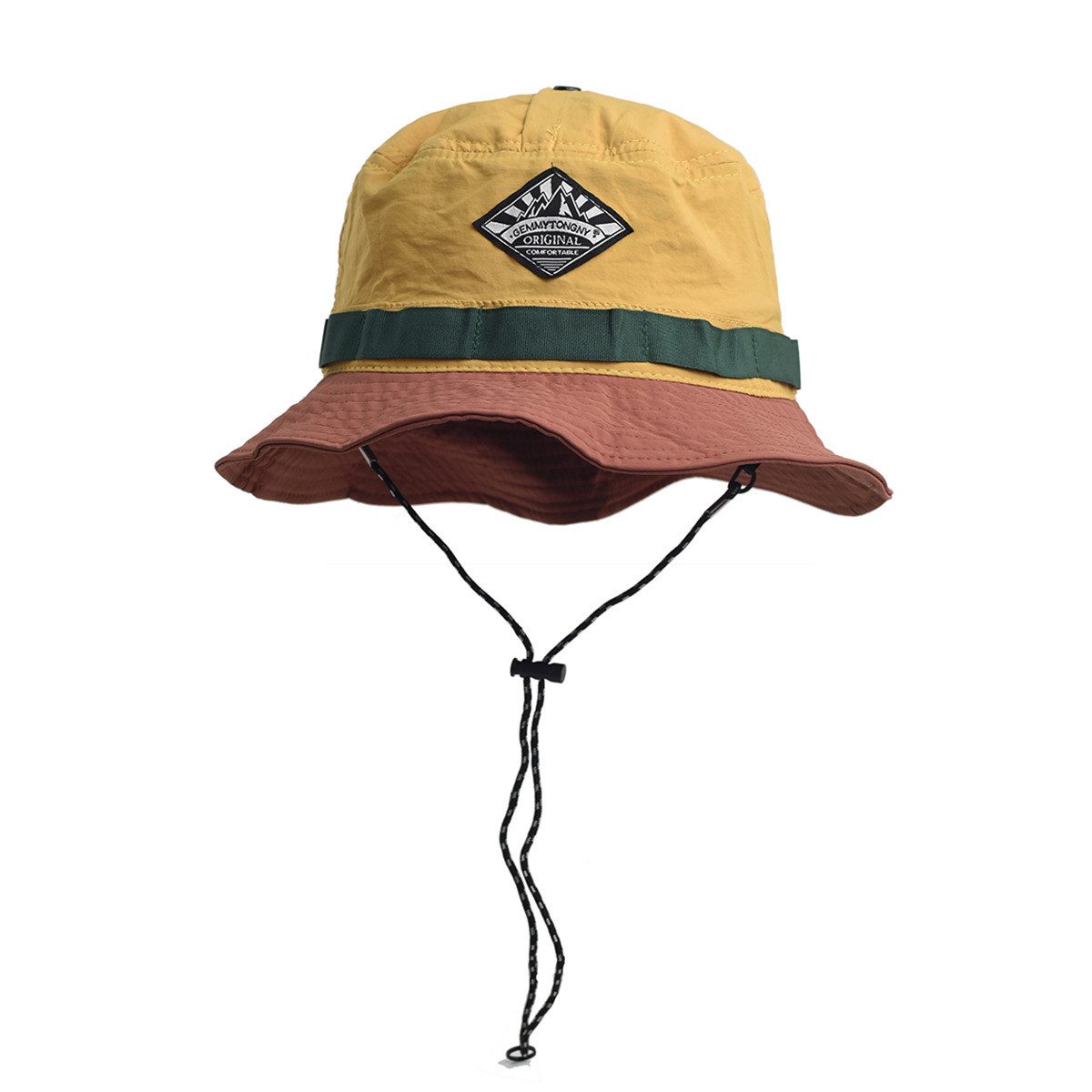 nsihing Sonnenhut Herren Damen Safari Fischerhut Wasserdicht Boonie Bucket Hut Faltbar Sommerhut mit Verstellbare Kinnriemen für Wandern Outdoor