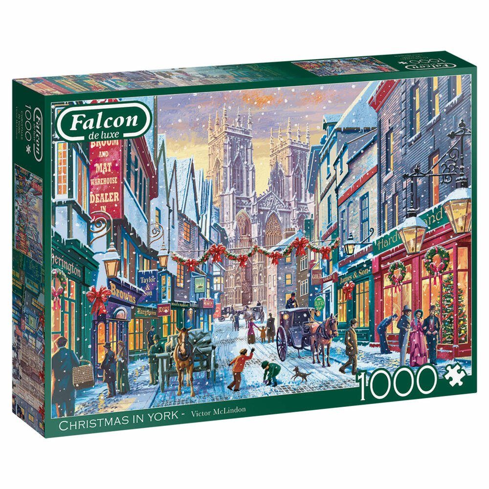 Jumbo Spiele Puzzle Falcon Puzzleteile Christmas York 1000 in Teile, 1000