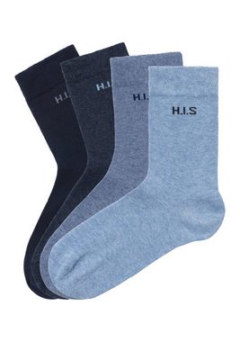 H.I.S Socken (Set, 4-Paar) ohne einschneidendes Bündchen