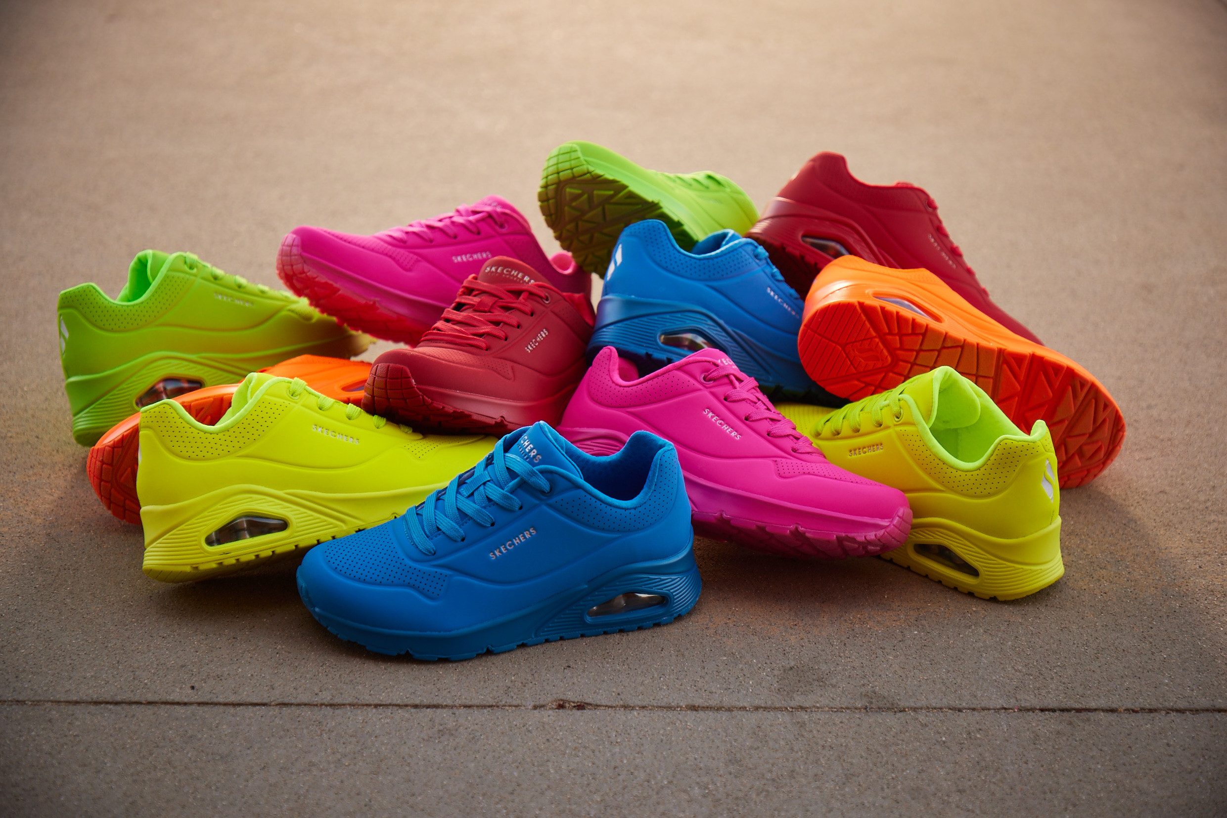 Skechers Street Uno - Stand on Air Sneaker Freizeitschuh, Halbschuh, Schnür günstig online kaufen