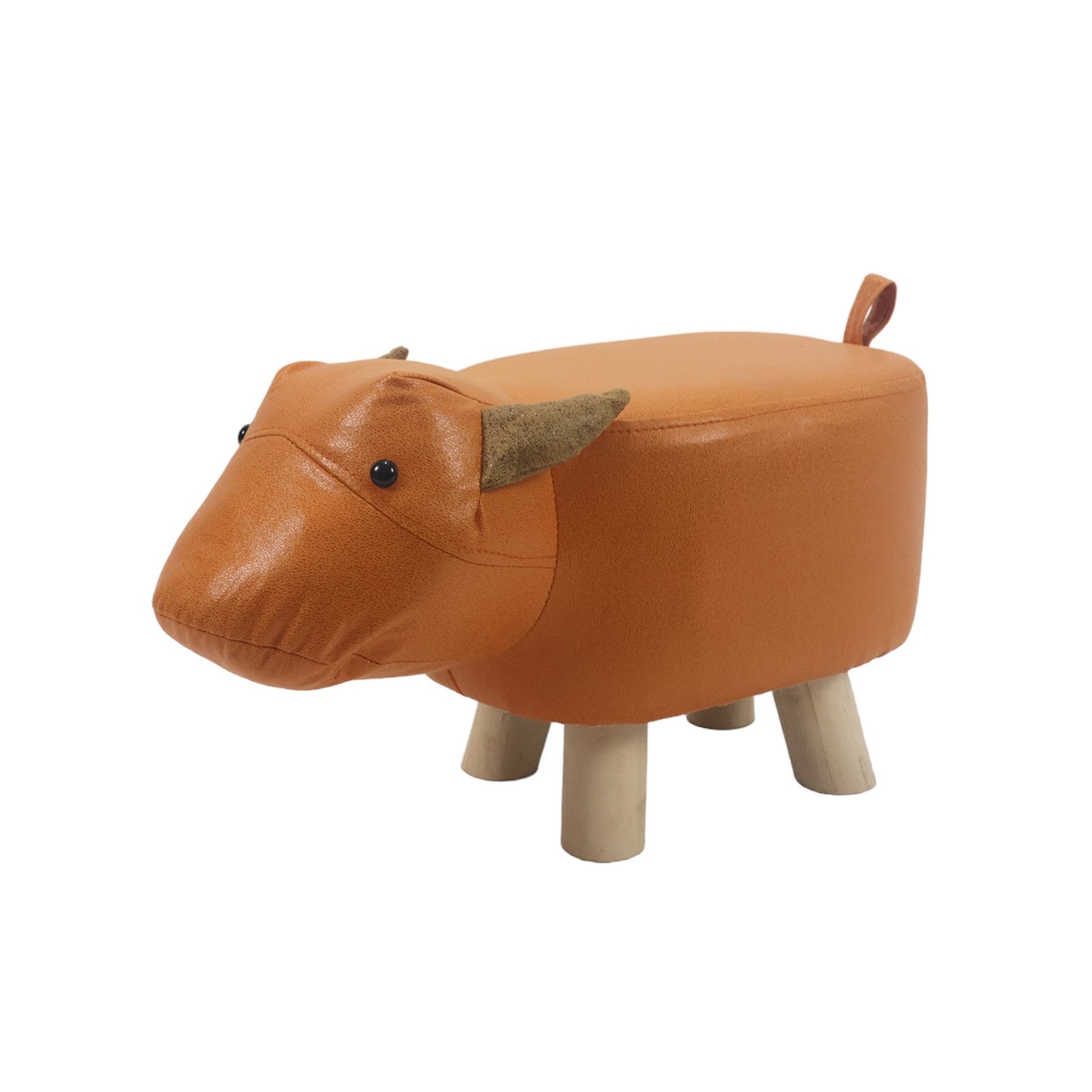 HTI-Living Stehtier Hocker für Kinder Tiermotiv Kuh, Sitzhocker Reittier günstig online kaufen