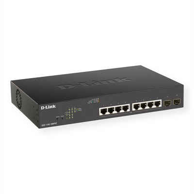 D-Link DGS-1100-10MPV2 10-Port PoE+ Gigabit Smart Switch 130W Netzwerk-Switch
