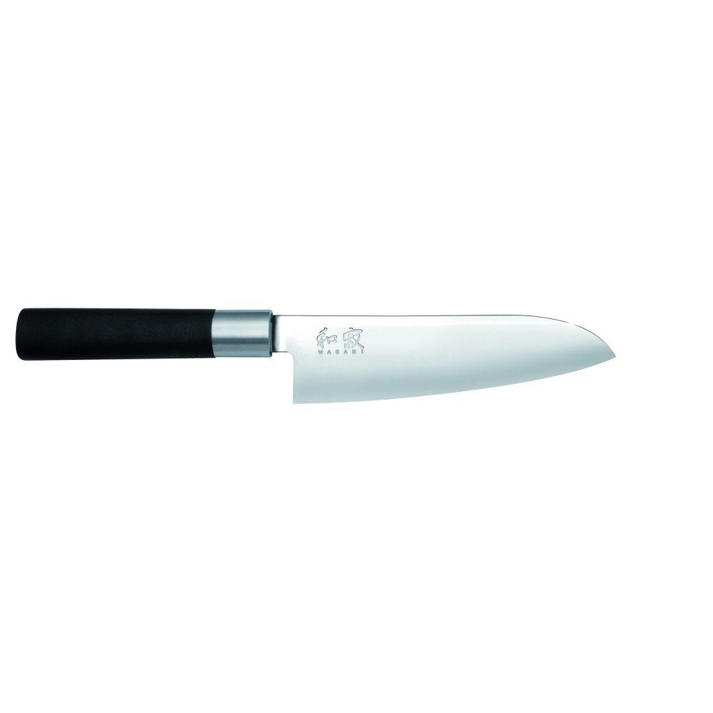 KAI Messer-Set Wasabi Black JAPAN Set: 6 Messer + Messertasche (Spar-Set, 6-tlg)