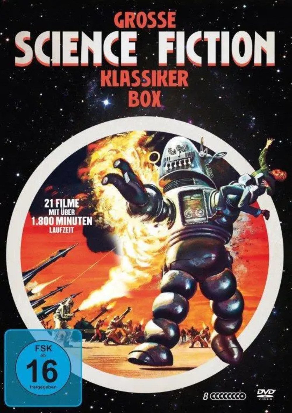 Lighthouse Interactive DVD Große Science Fiction Klassiker Box, 8 DVD