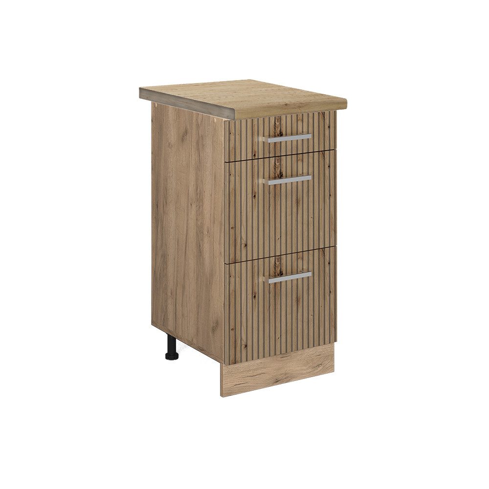 Vicco Unterschrank R-Line, Artisan-Eiche/Goldkraft Eiche, 40 günstig online kaufen