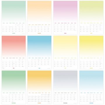 nikima Packpapier Bastelkalender Verlauf 2025, Fotokalender